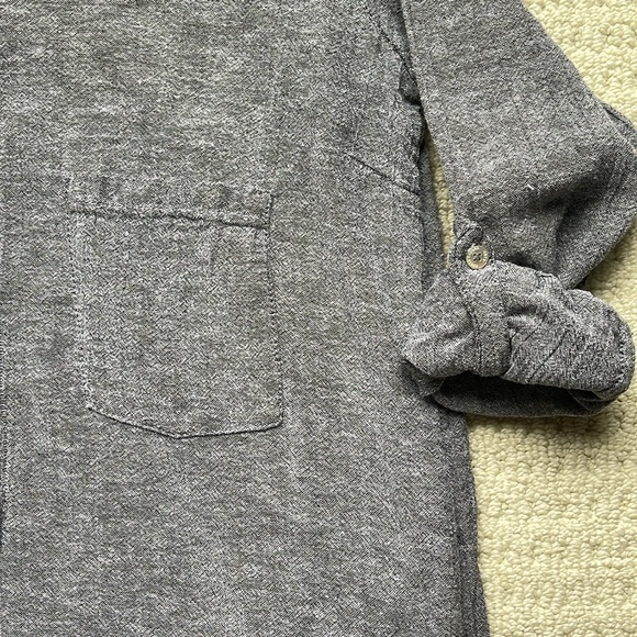 Roots Long Sleeve Linen Dress Size Medium - Picture 4 of 11